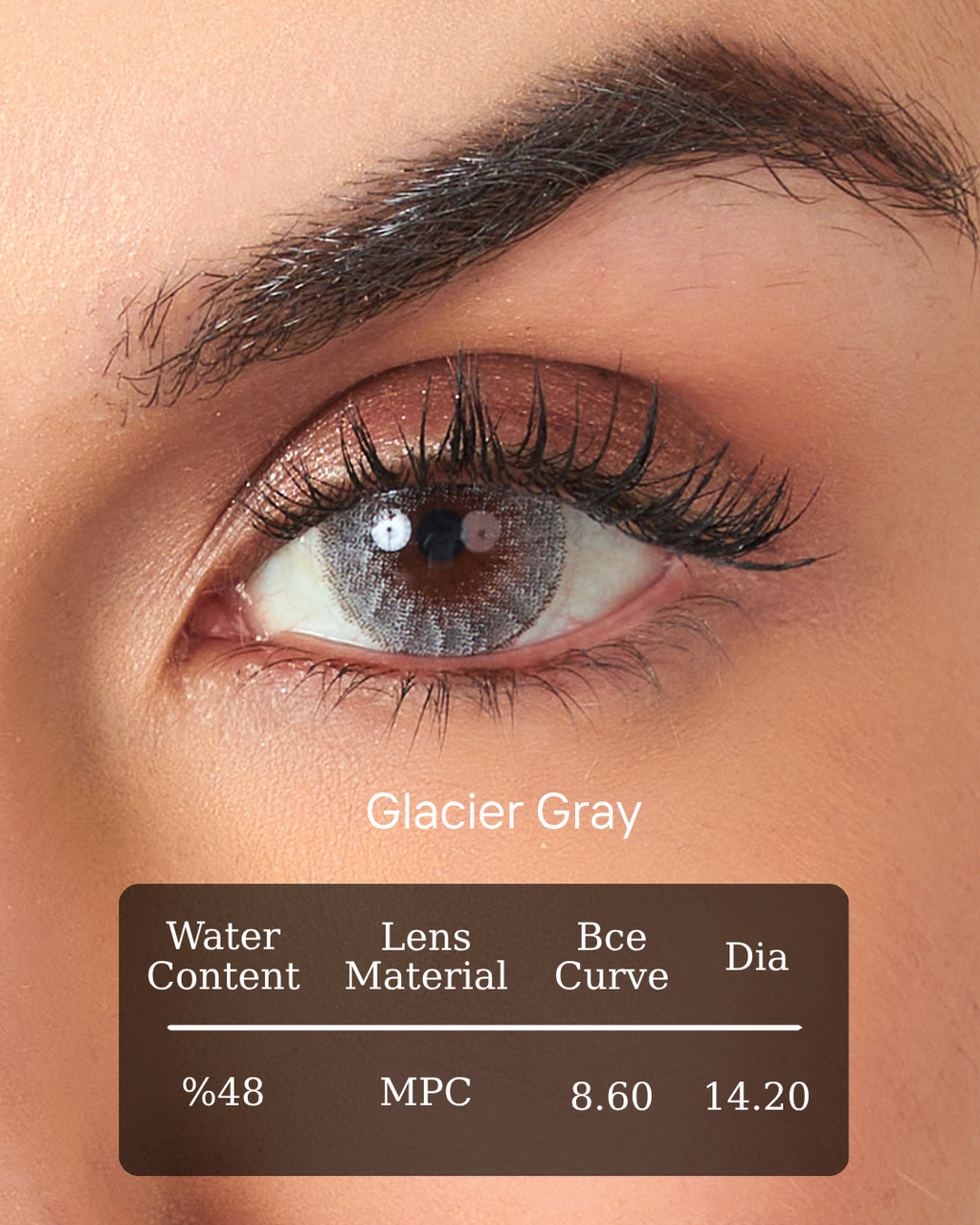 Diego Glacier Gray Color Lens Plano (0,00)
