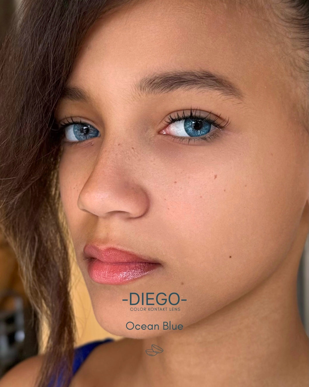 Ocean Blue Renkli Lens