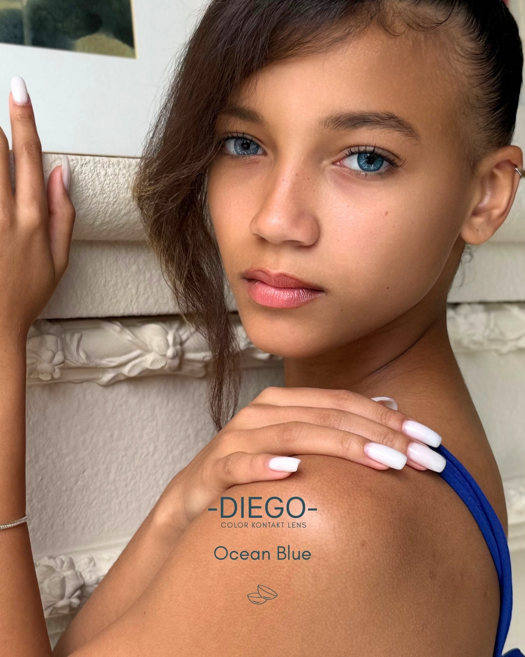 Ocean Blue Renkli Lens