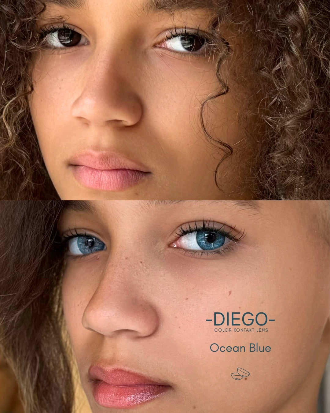 Ocean Blue Renkli Lens
