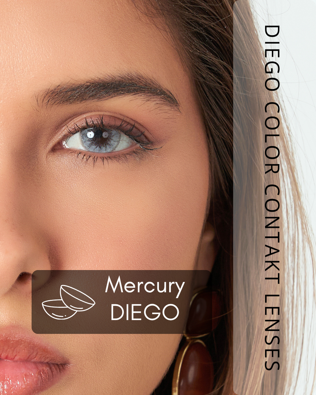 Diego Mercury Yearly Color Lens Plano (0,00)