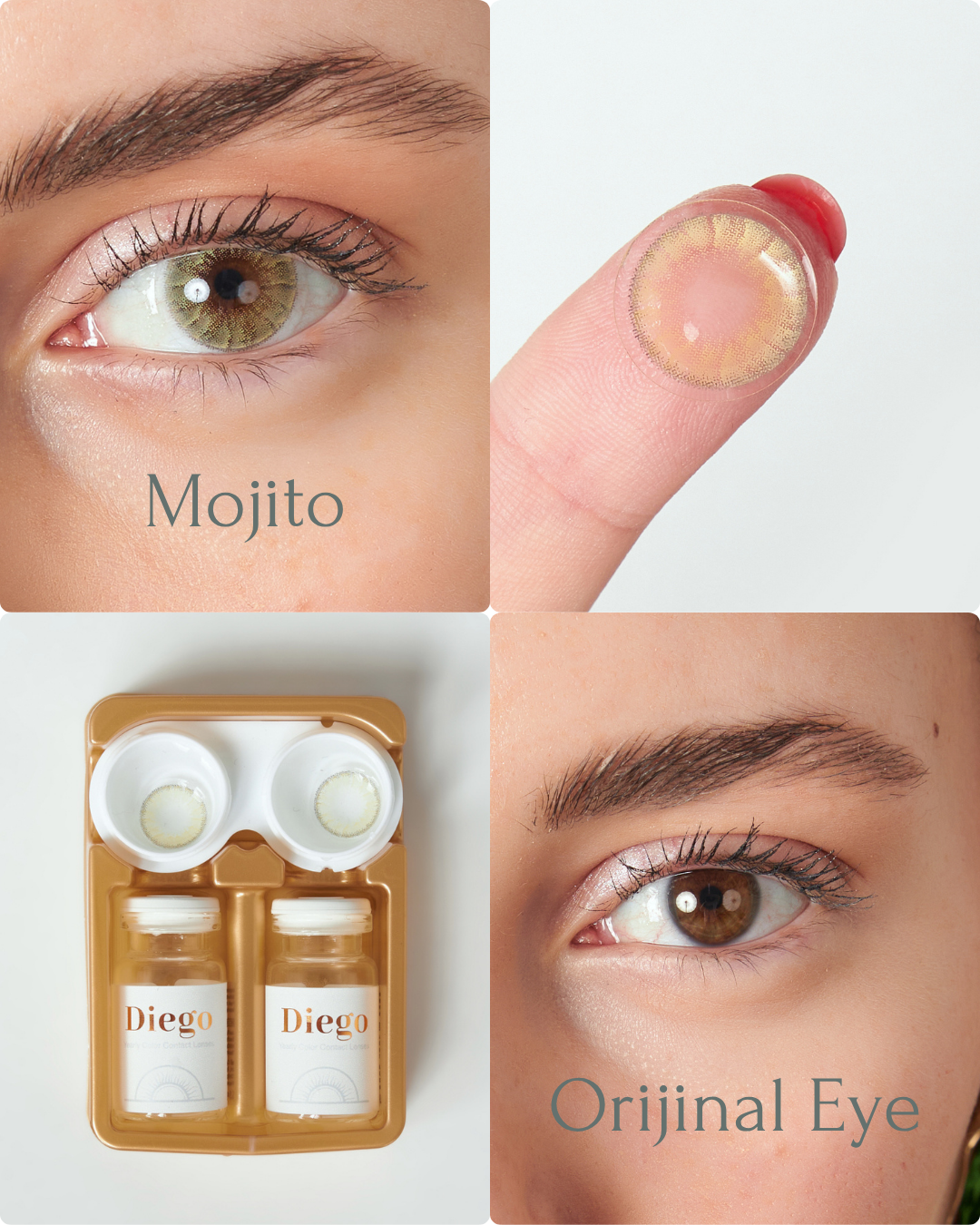 Mojito Color Contact Lenses Plano (0,00)