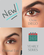Ocre Color Contact Lenses Plano (0,00)