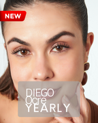 Ocre Color Contact Lenses Plano (0,00)
