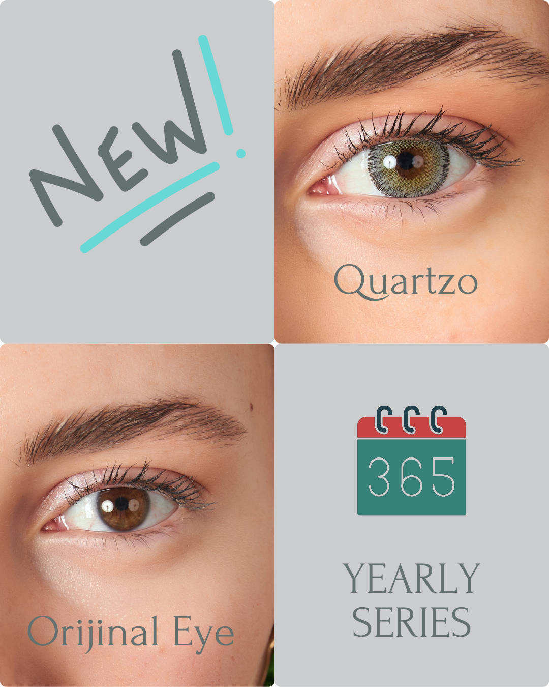 Quartzo Color Contact Lenses Plano (0,00)
