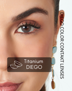 Titanium Color Contact Lenses Plano (0,00)