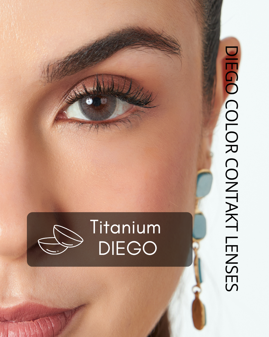 Titanium Color Contact Lenses Plano (0,00)