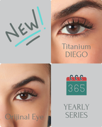 Titanium Color Contact Lenses Plano (0,00)