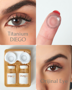 Titanium Color Contact Lenses Plano (0,00)