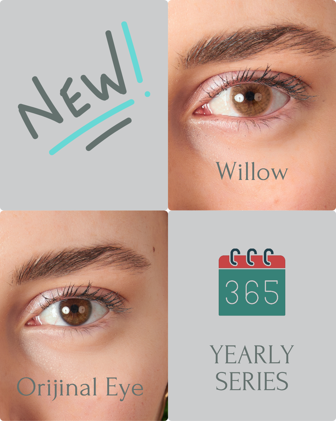 WilloW Color Contact Lenses Plano (0,00)