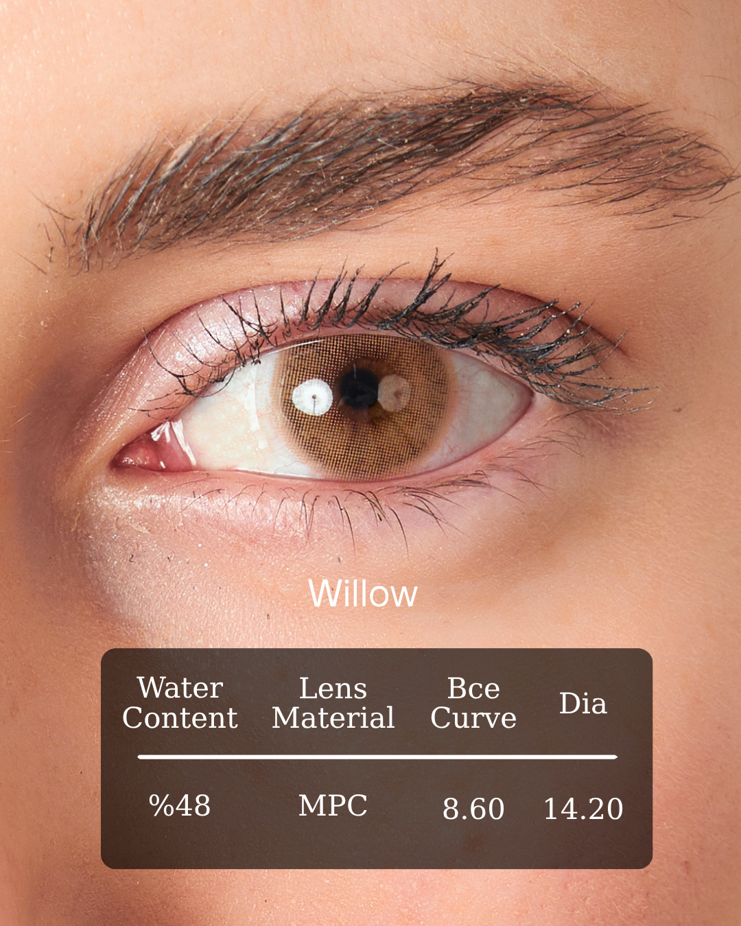 WilloW Color Contact Lenses Plano (0,00)