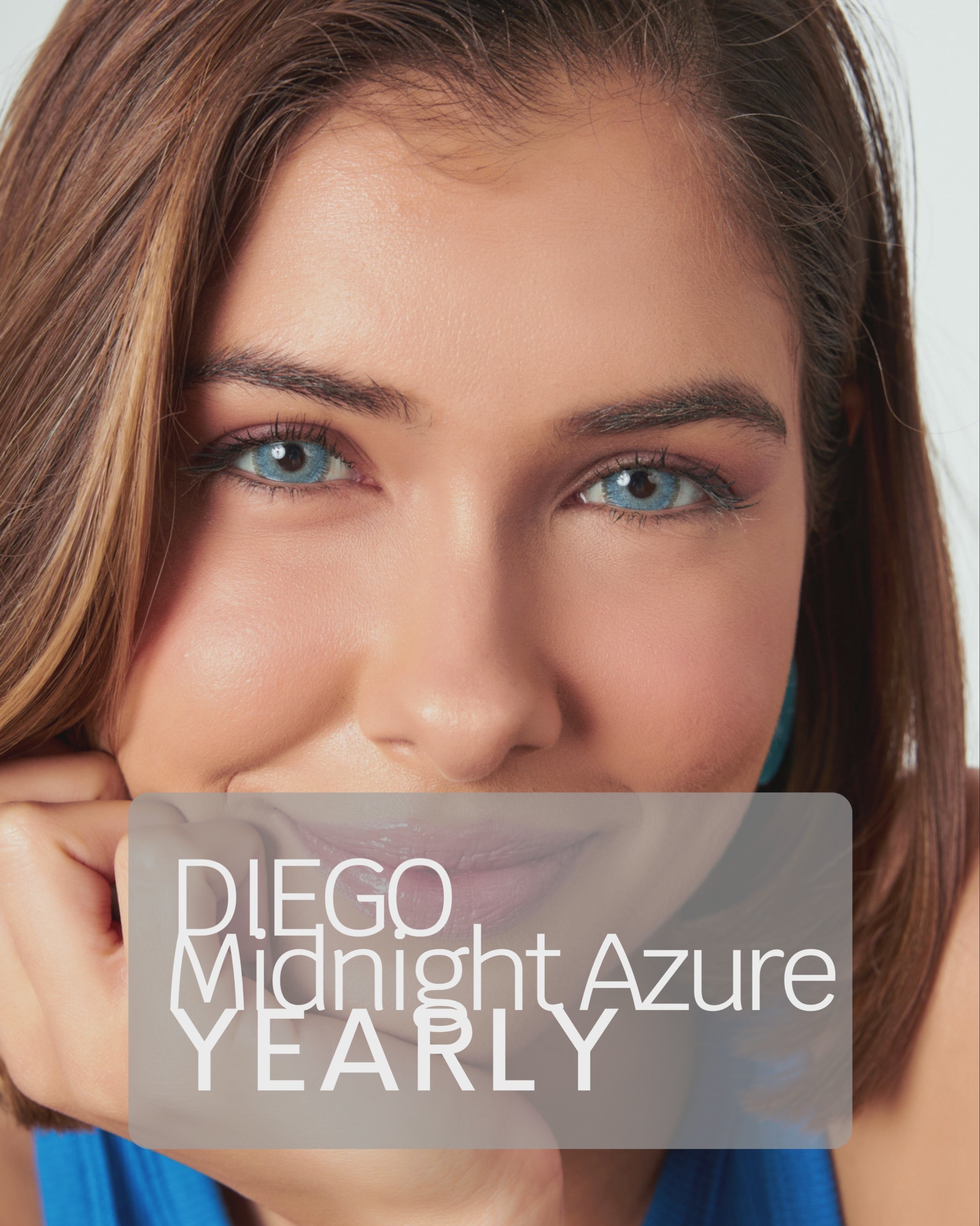 Midnigt Azure Color Contact Lenses Plano (0,00)